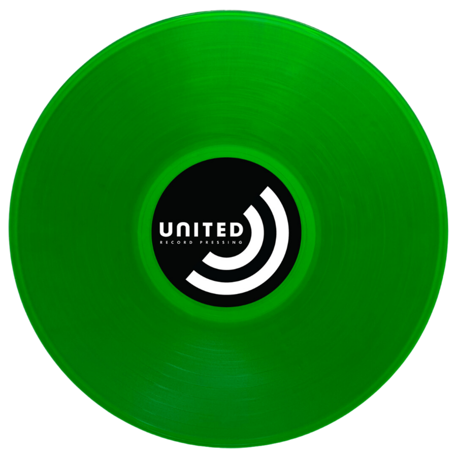 315 Translucent Lime Green record