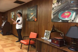 United Record Pressing employee gives a facility tour