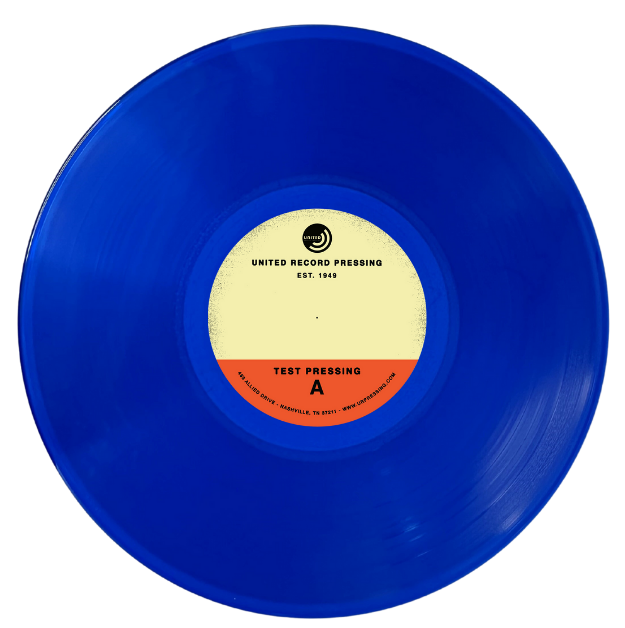 Translucent Blue vinyl record color