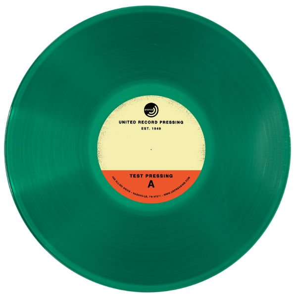 Translucent Green vinyl record color