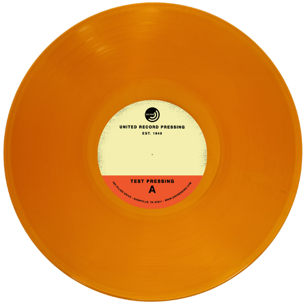 Translucent Orange vinyl record color