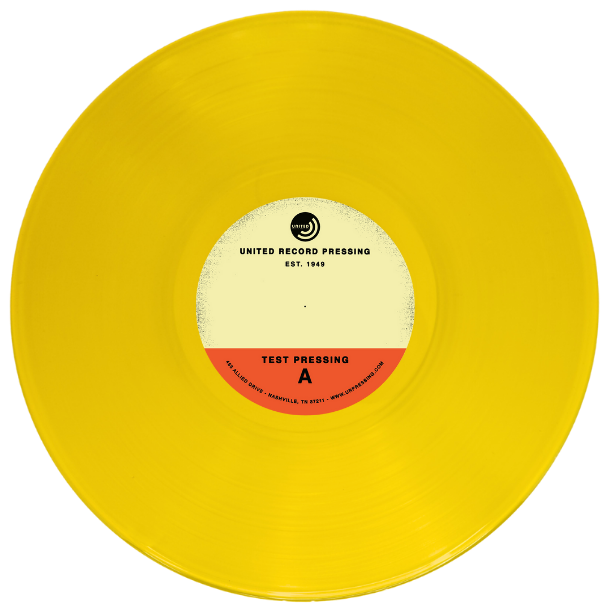 Translucent Yellow vinyl record color