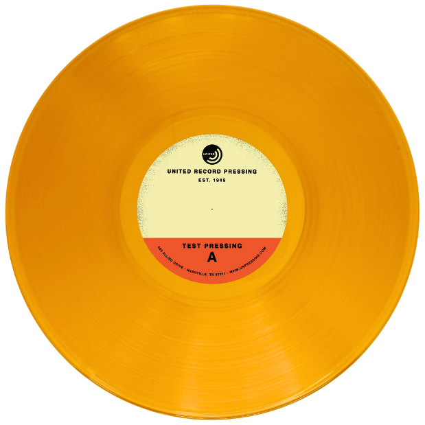 Translucent Gold vinyl record color