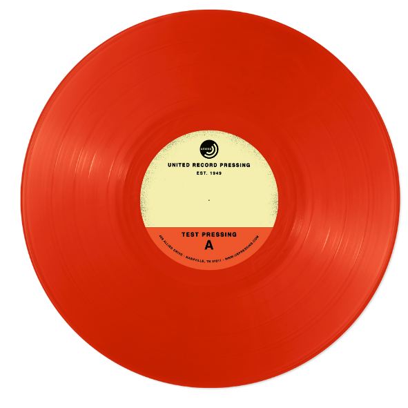 Opaque Red vinyl record color