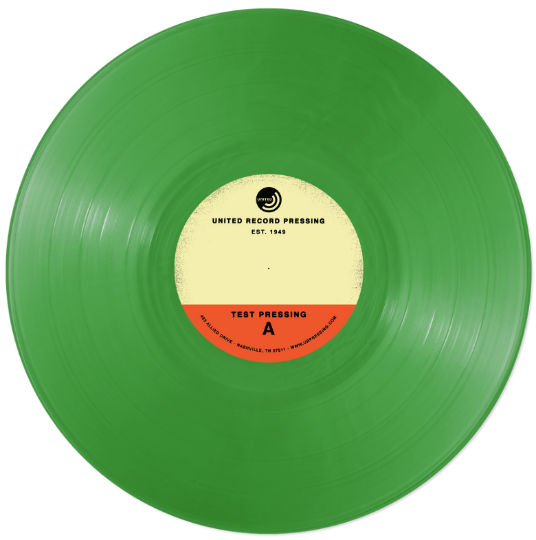 Pastel Green vinyl record color