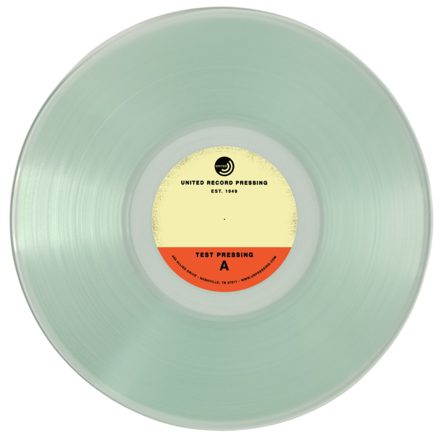Coke Bottle Clear vinyl record color sample