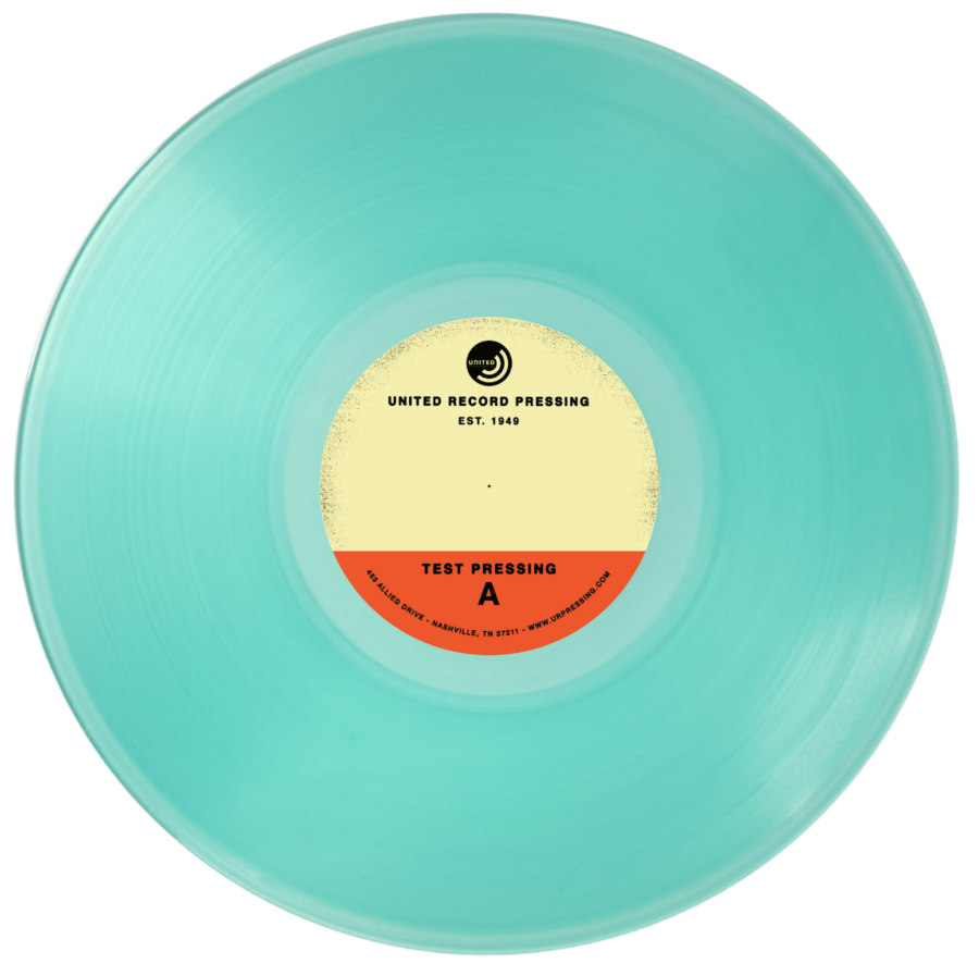Sea Glass vinyl record color sample